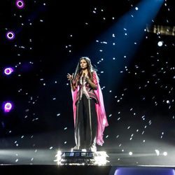 Helena Meraai en Eurovisión Junior 2017 como representante de Bielorrusia