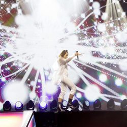 Mina Blazev en Eurovisión Junior 2017 como representante de F.Y.R. Macedonia