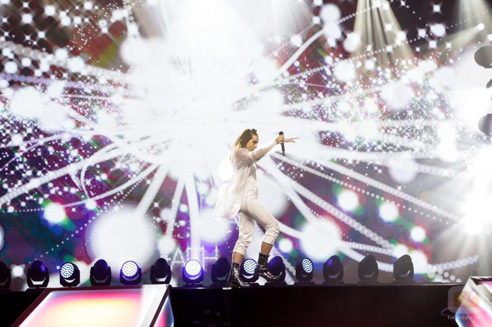 Mina Blazev en Eurovisión Junior 2017 como representante de F.Y.R. Macedonia