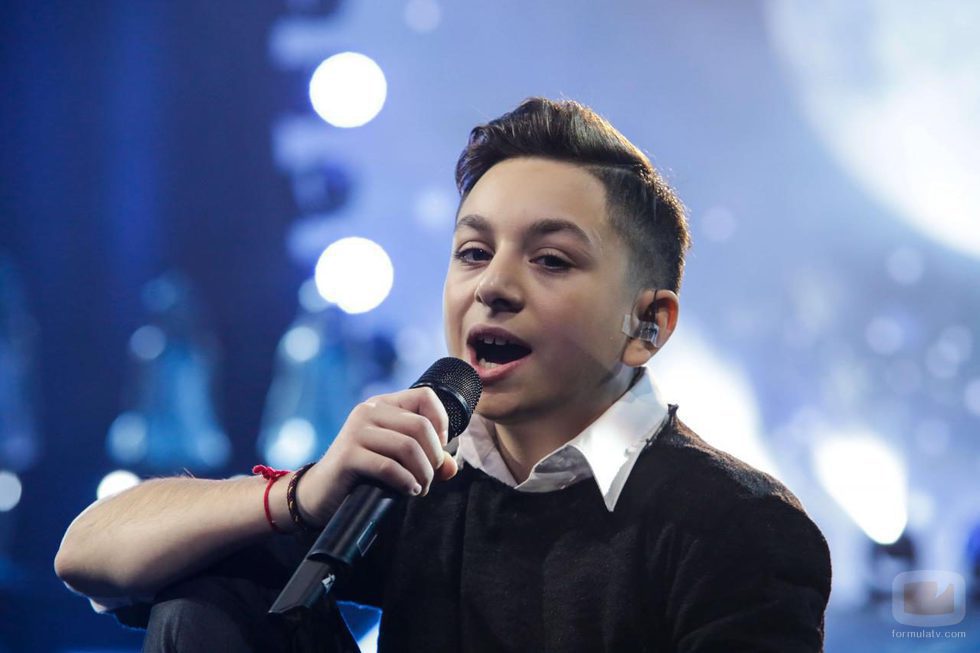Grigol Kipshidze en Eurovisión Junior 2017 como representante de Georgia