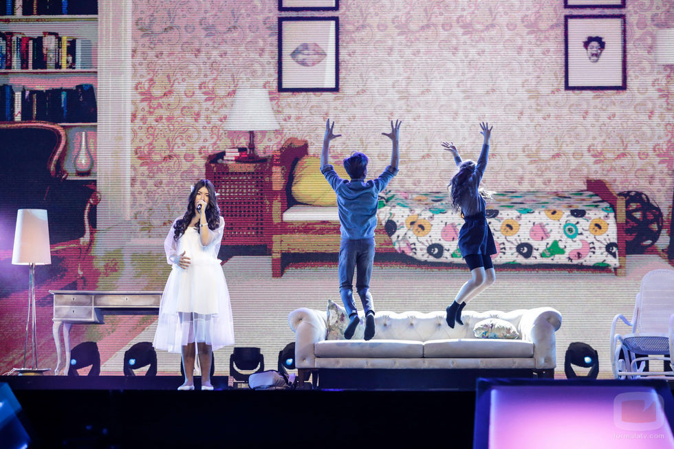 Polina Bogusevich en Eurovisión Junior 2017 como representante de Rusia