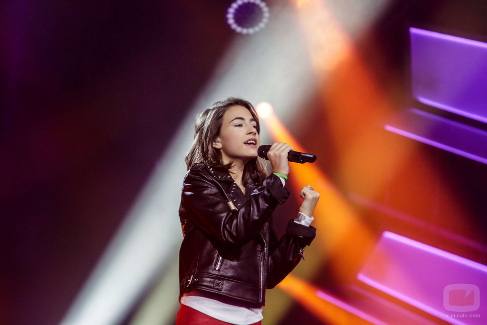 Maria Iside Fiore en Eurovisión Junior 2017 como representante de Italia