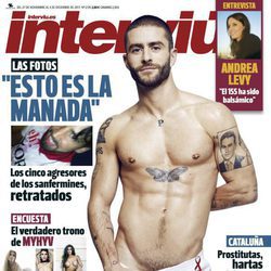 Pelayo Díaz posada desnudo en la portada de Interviú