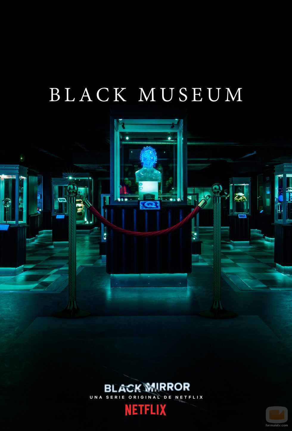 Poster de "Black Museum", el tercer episodio de la cuarta temporada de 'Black Mirror'