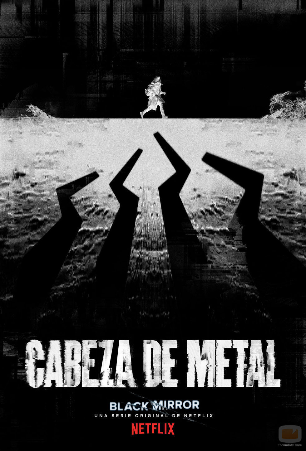 Póster de "Cabeza de metal", el 4x05 de 'Black Mirror'