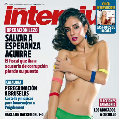 Petra Adrover, concursante de 'GH Revolution', posa desnuda en la portada de Interviú