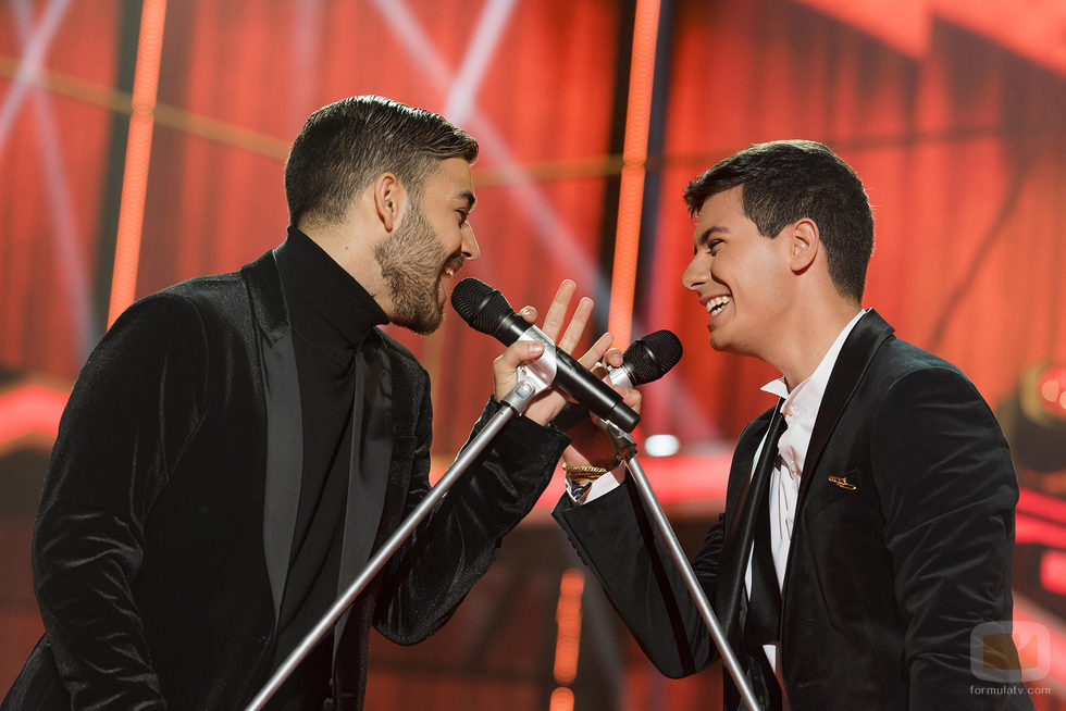 Agoney y Alfred en la gala 6 de 'OT 2017'