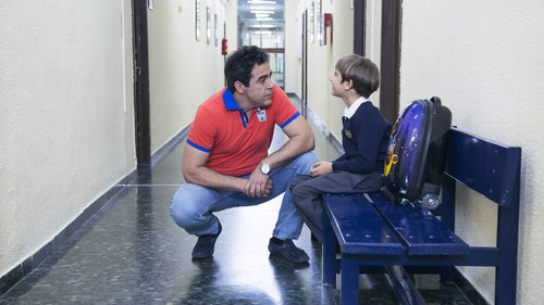 Amador y Ojos de Pollo hablando en el undécimo episodio de la décima temporada de 'La que se avecina'