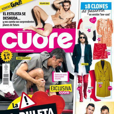 Jorge Fernández pillado con todos sus encantos al aire