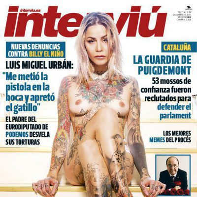 Ariadna Cross, concursante de 'GH 12+1', posa desnuda en Interviú