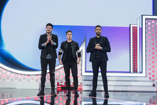 Los nominados de la Gala 7 junto a Roberto Leal en 'OT 2017'