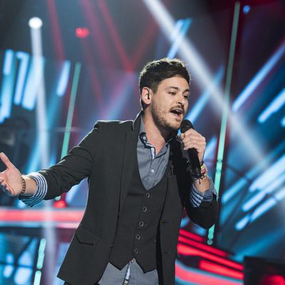 Luis Cepeda en su actuación de la Gala 7 de 'OT 2017'