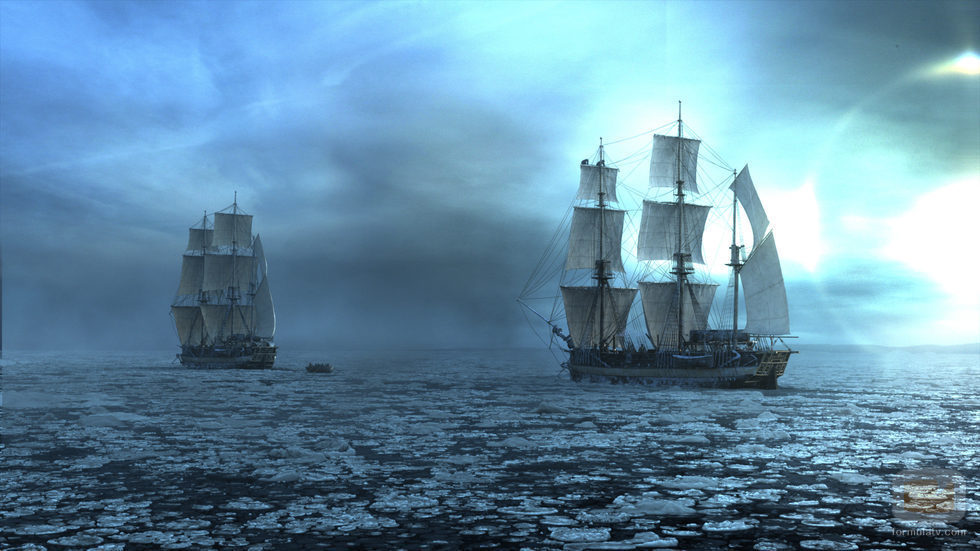 Los barcos de 'The Terror', la serie de AMC