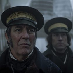 Jared Harris y Tobias Menzies como capitanes de los barcos en 'The Terror'