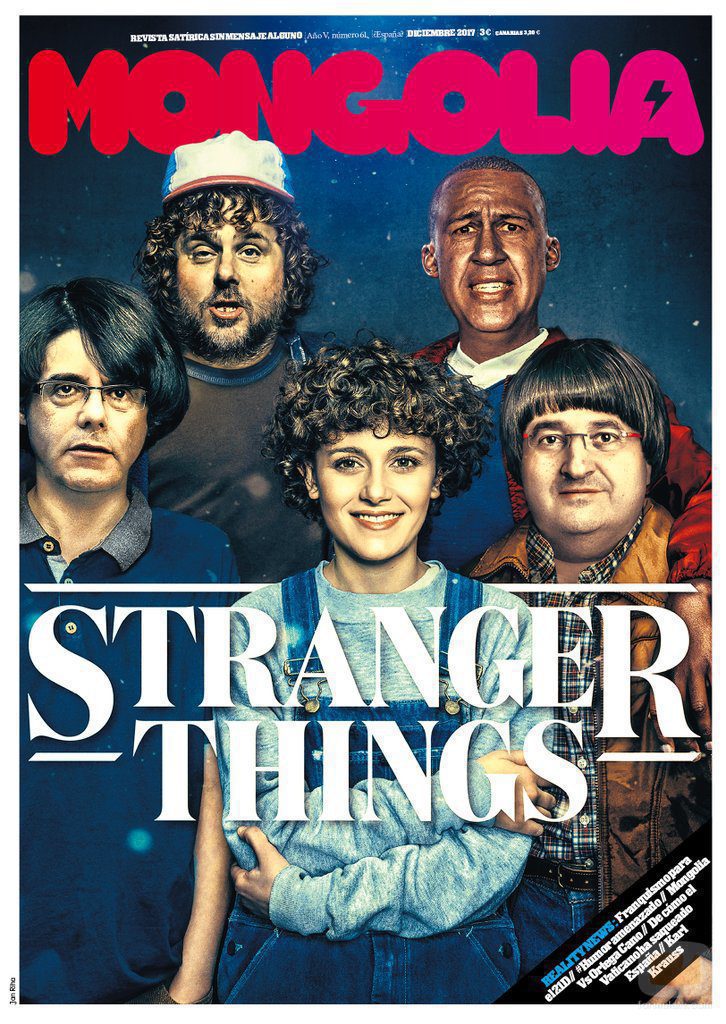 Los protagonistas de 'Stranger Things' se convierten en los protagonistas de las elecciones del 21-D