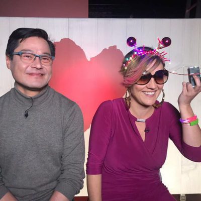 Cristina Pardo en el especial de navidad de 'Homo Zapping'