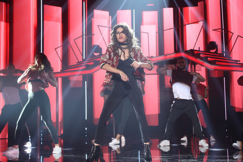 Ana Guerra canta "Sax" en la Gala 8 de 'OT 2017'
