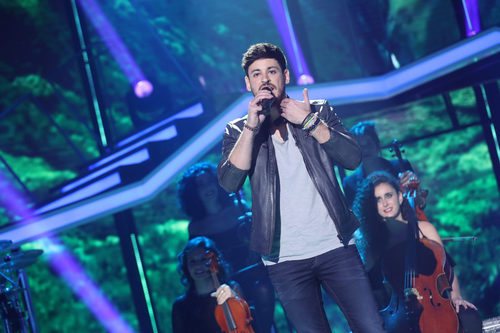 Cepeda interpreta "Vencer al amor" en la Gala 8 de 'OT 2017'