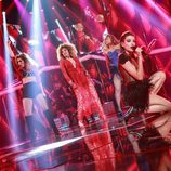 Mimi, Ana Guerra, Gisela y Vero cantan "Lady Marmalade" en la gala especial de Navidad de 'OT 2017'