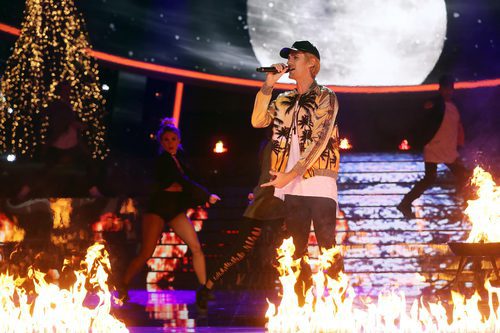 Fran Dieli es Justin Bieber en la duodécima gala de 'Tu cara me suena'