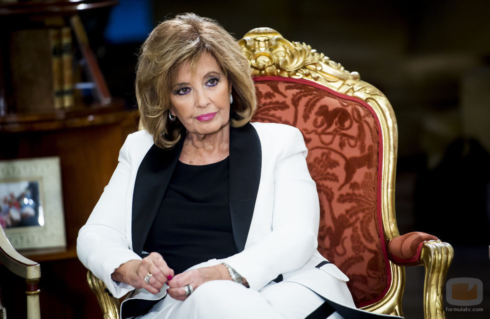 María Teresa Campos en la rueda de prensa de presentación de la tercera temporada de 'Las Campos'