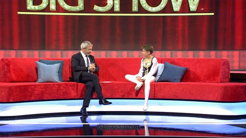 Carlos Sobera junto a Guillem en 'Little Big Show'