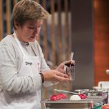 Diego en el tercer programa de 'Masterchef Junior 5'