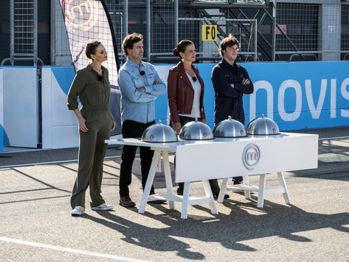 Eva, Pepe, Samantha y Jordi en el tercer programa de 'Masterchef Junior 5'