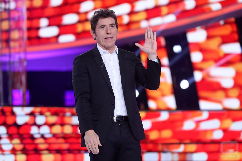 Manel Fuentes, el presentador de 'Tu cara me suena', durante el Concierto de Año Nuevo