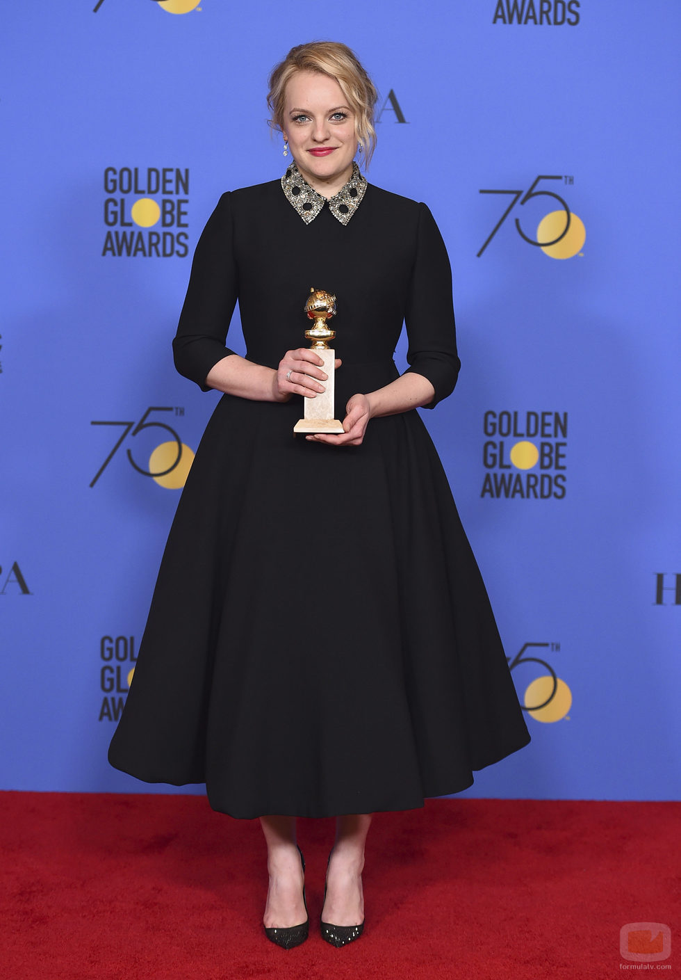 Elisabeth Moss, ganadora del Globo de Oro 2018 a Mejor actriz de drama