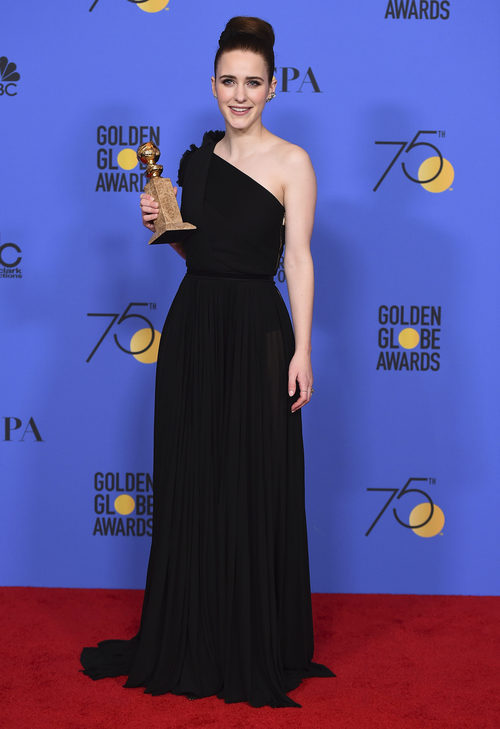 Rachel Brosnahan, ganadora del Globo de Oro 2018 a Mejor actriz de comedia