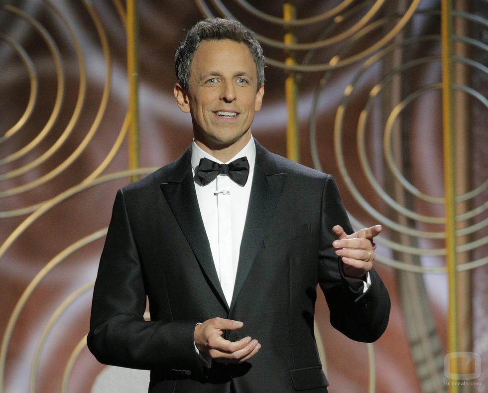 Seth Meyers presenta los Globos de Oro 2018