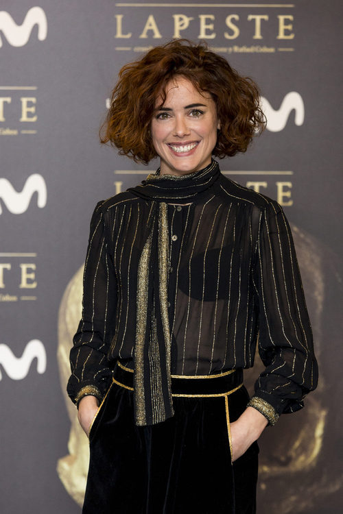 Patricia López Arnaiz en la presentación de 'La peste'