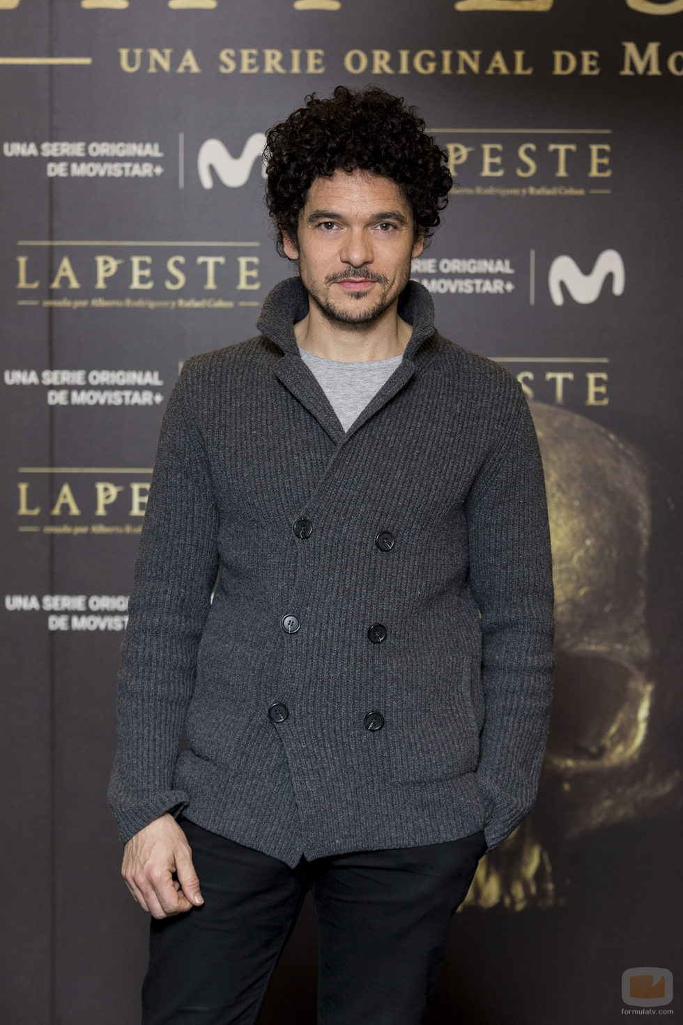 Pablo Molinero en la presentación de 'La peste'