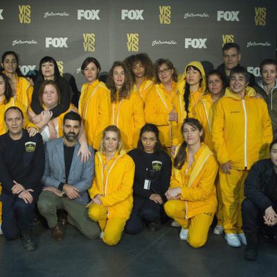 El reparto al completo en la presentación de la tercera temporada de 'Vis a vis'