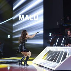 Lucía Gil es Malú en la gala 13 de 'Tu cara me suena'