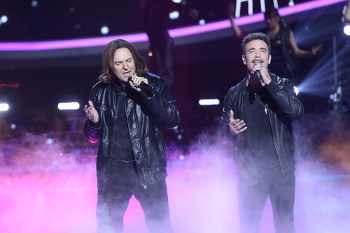 Raúl Pérez interpreta a Jordi Sánchez de OBK en la gala 13 de 'Tu cara me suena'