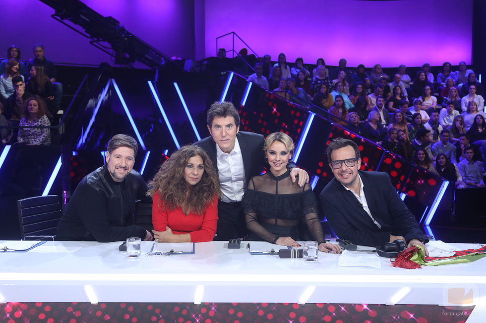 El jurado en la gala 13 de 'Tu cara me suena'