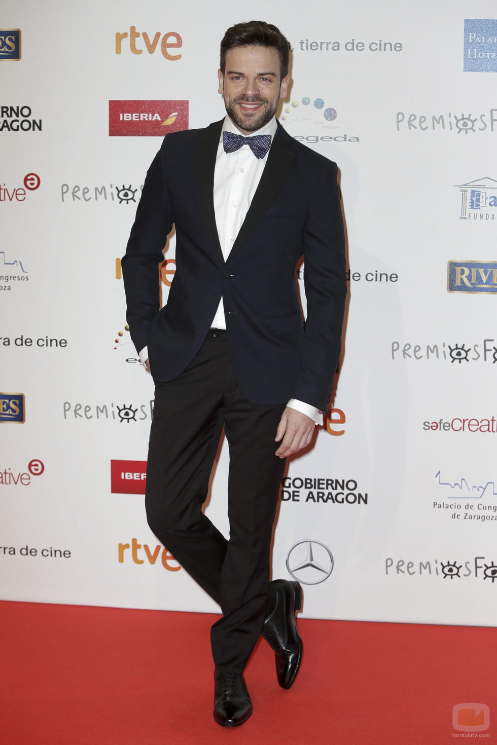 Ricky ('OT 2017') en los Premios Forqué 2018