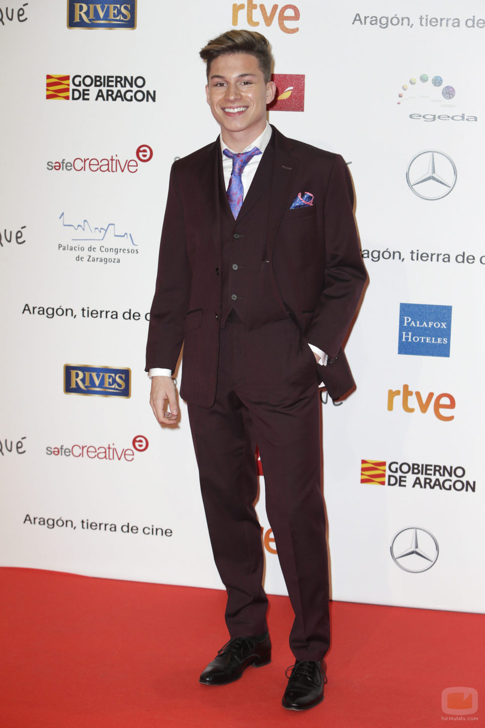 Raoul ('OT 2017') en los Premios Forqué 2018
