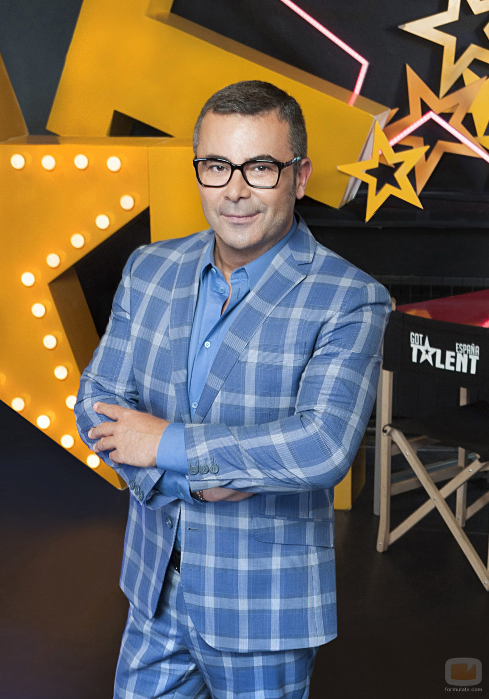 Jorge Javier Vázquez posa en el decorado de 'Got Talent España'