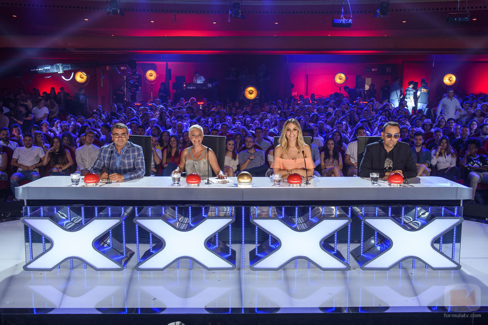 El jurado preparado en el primer programa de la tercera edición de 'Got Talent Epaña'