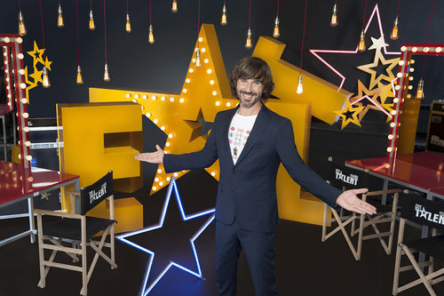Santi Millán, sonriente, en la tercera edición de 'Got Talent España'