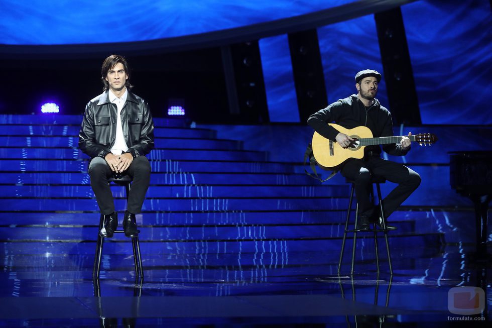 Fran Dieli es Enrique Urquijo en la gala 14 de 'Tu cara me suena'