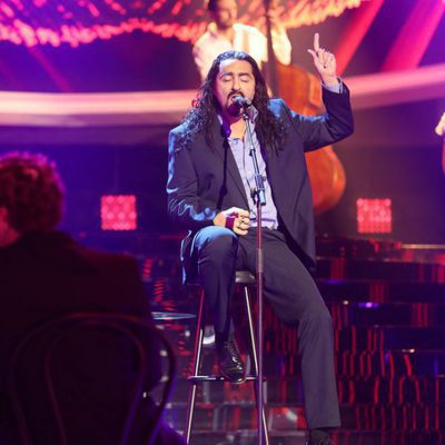 Raúl Pérez imita a Diego El Cigala en la gala 14 de 'Tu cara me suena'