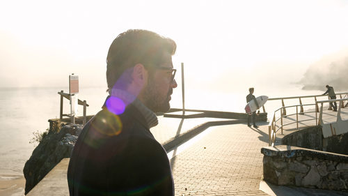 Miguel Ángel Muñoz cerca de la playa en 'Presunto culpable'