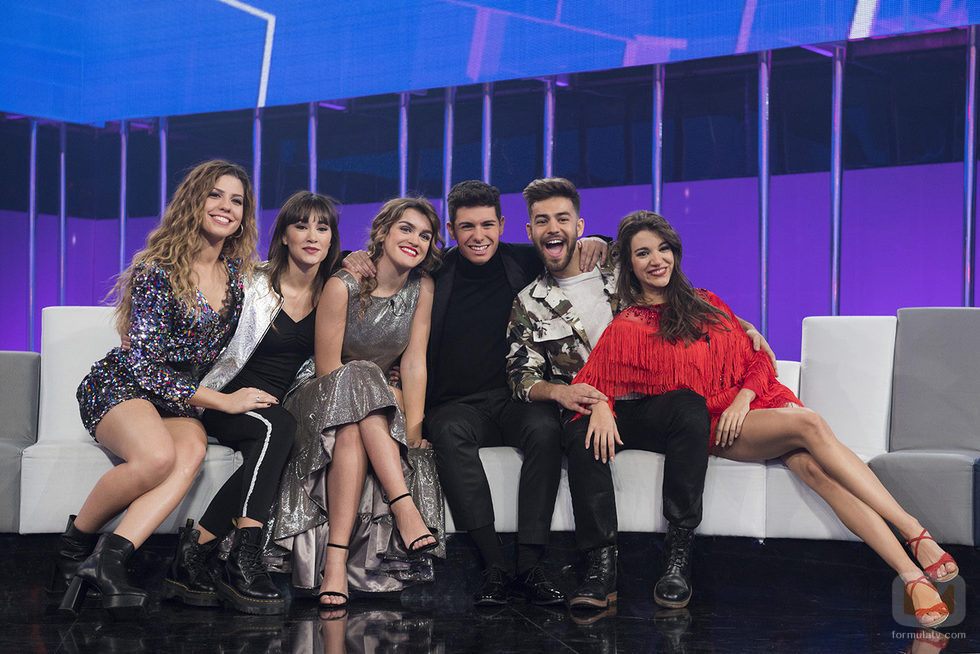 Los concursantes en la Gala 12 de 'OT 2017'