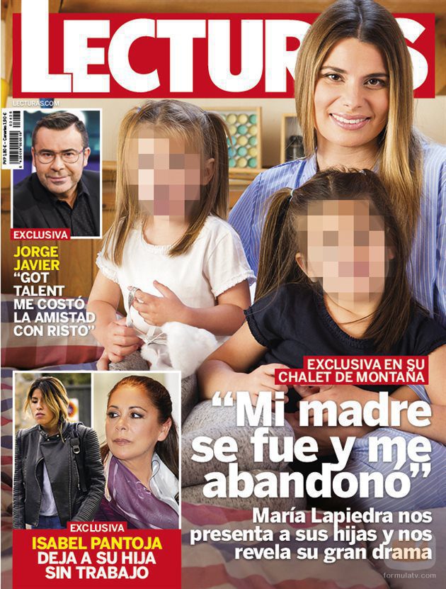 Portada de la revista Lecturas con María Lapiedra