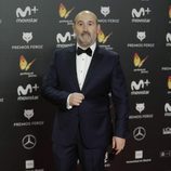 Javier Cámara posa en la alfombra roja de los Premios Feroz 2018