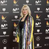 Lluvia Rojo posa en la alfombra roja de los Premios Feroz 2018